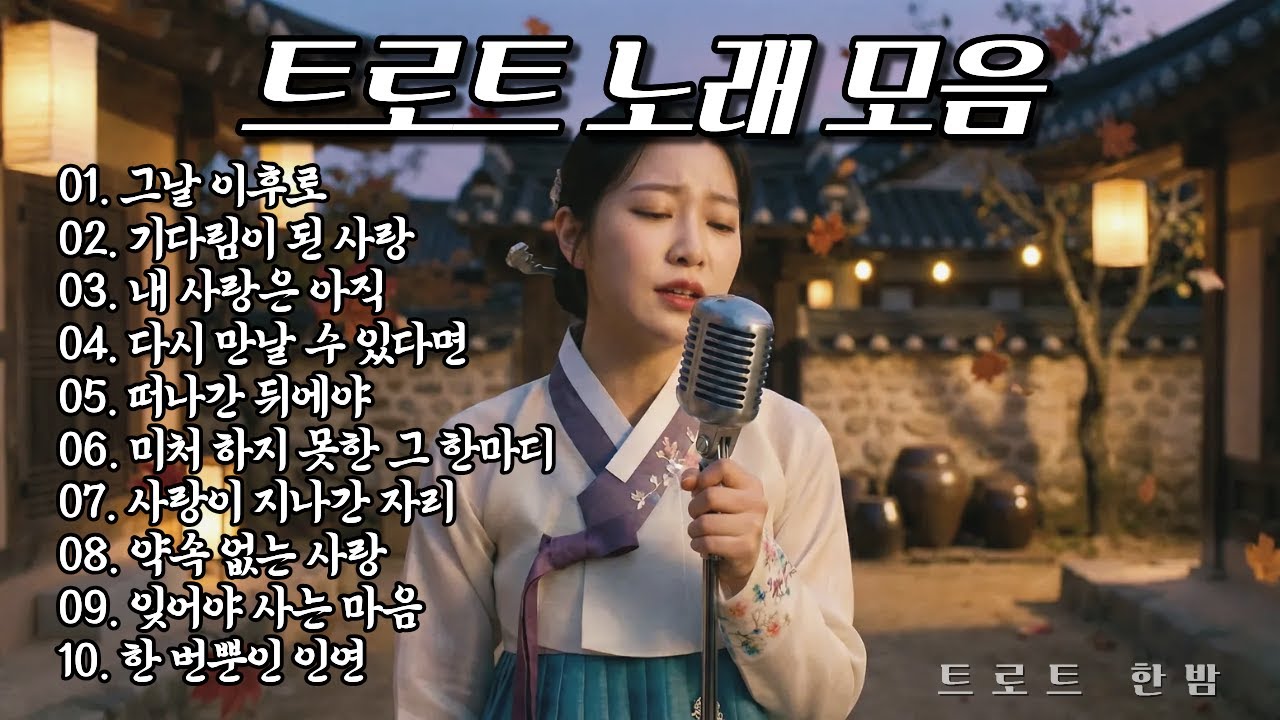 찐한 트로트 #1  | 감성 트로트 메들리 | 사랑·이별·그리움 트롯 플레이리스트