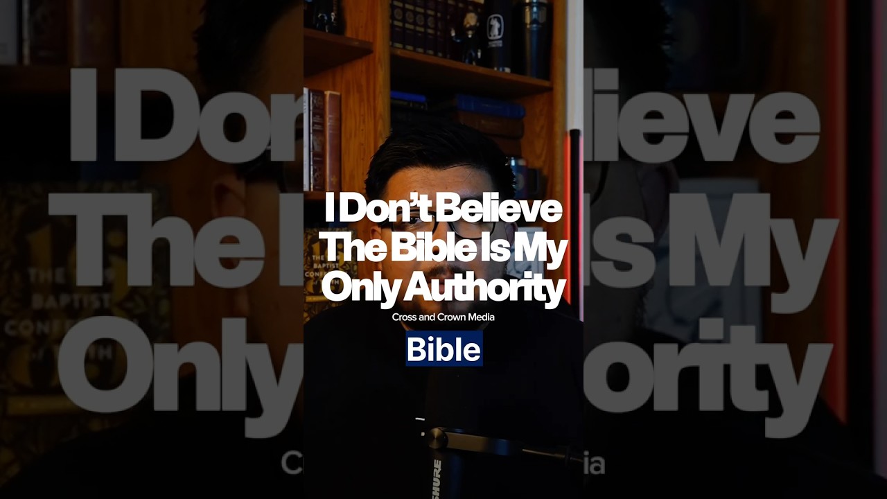 ⁣The Bible is Not my Only Authority - #christian #faith #protestant #theology #solascriptura #jesus