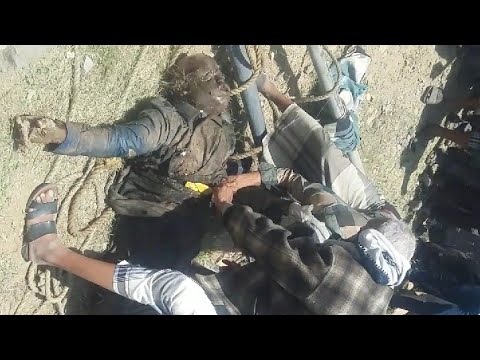 لطفك ب اليمن ياالله في الأمس وجدو هاذا الشخص مرجوما في قاع بئر في محافظة تعز مديرية ماوية 