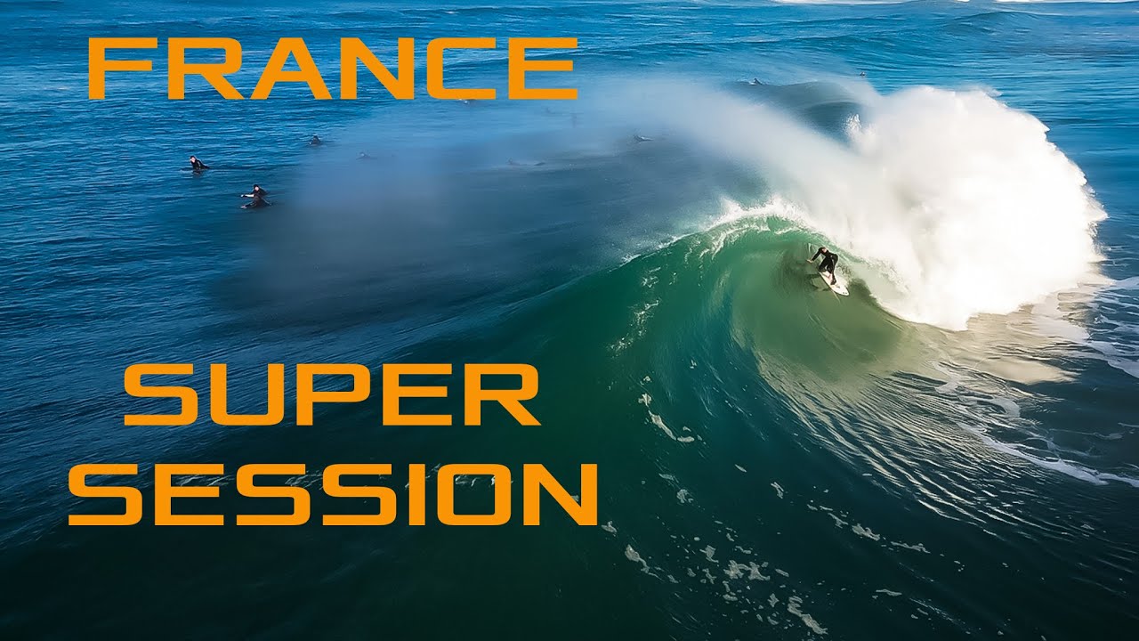 HOSSEGOR FRANCE SURF SESSION (06 janvier 2023) YouTube
