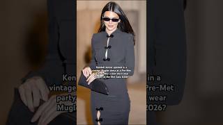 Is Kendall Jenner wearing Mugler at the Met Gala 2026? #MetGala2026 #KendallJenner
