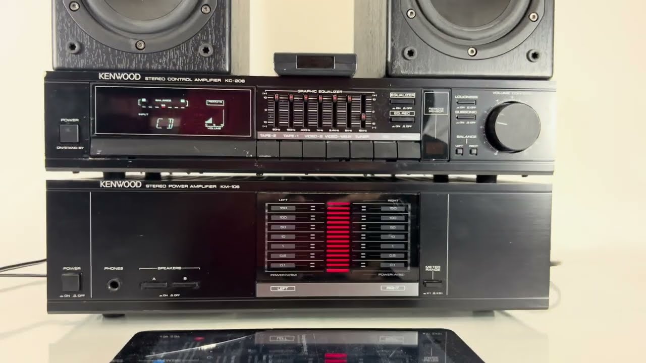 Kenwood KC-206 Stereo Control Amplifier EQ Equalizer Preamplifier