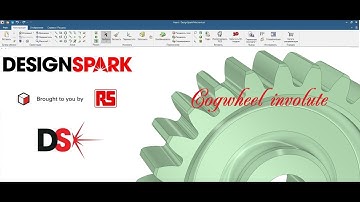 Involute of a straight-toothed gear in DS Mechanical | Эвольвента шестерни с прямым зубом