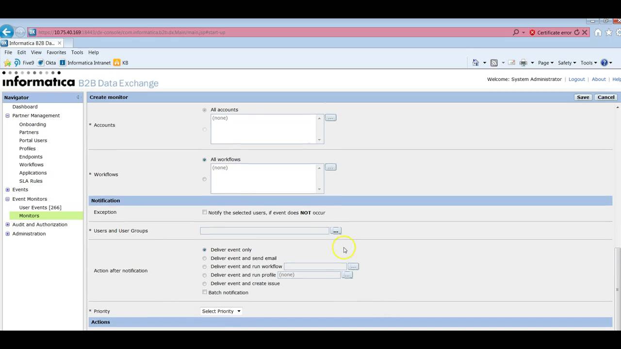 New How to create an Event Monitor in B2B Data Exchange