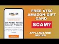 ApplyAmz Com Review 750 Amazon Gift Card Scam EXPOSED ApplyAmz Com Review 750 Amazon Gift Card Scam EXPOSED