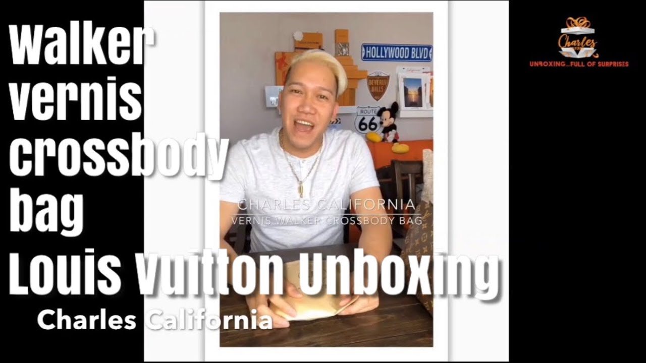 Louis Vuitton Vernis Walker Crossbody Bag Unboxing