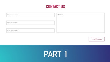 #21. Creating Contact Form in Hindi | Full Responsive Website | Part 1 | Web Point
