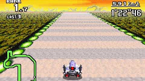 F-Zero Maximum Velocity GBA Pawn 4 Master Class 1st Place Fighting Comet