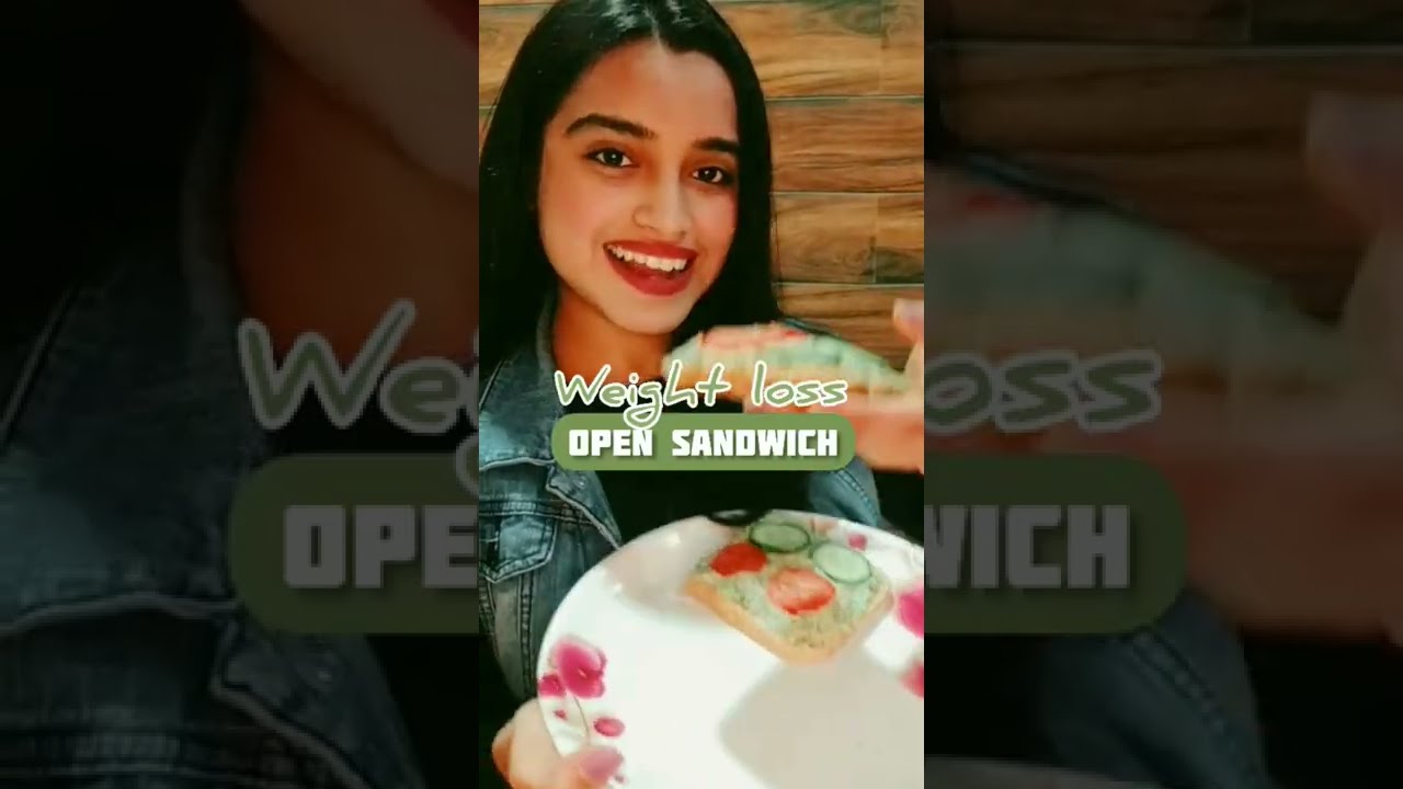 Weight loss Open Sandwich 🥪  