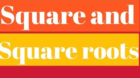 Class 8 maths chapter 6 squares and square roots l interesting patterns of square numbers