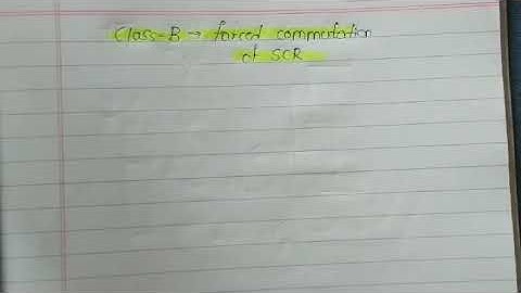 PEI - 14)class B commutation of scr