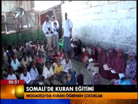 Somali'de çocukların Kuran aşkı