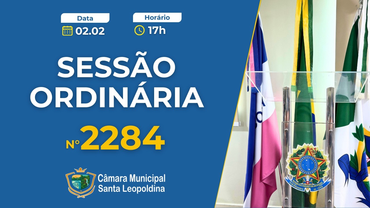Sessão Ordinária nº 2284 - 02 de fevereiro de 2026