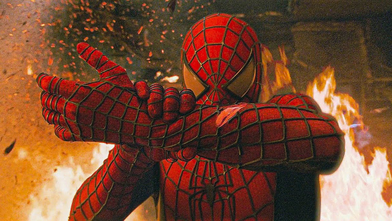 Зелёный Гоблин ранит Человека-Паука. Человек-паук. 2002 - YouTube