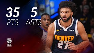 Jamal Murray 35 pts 5 asts vs Rockets 25/26 season