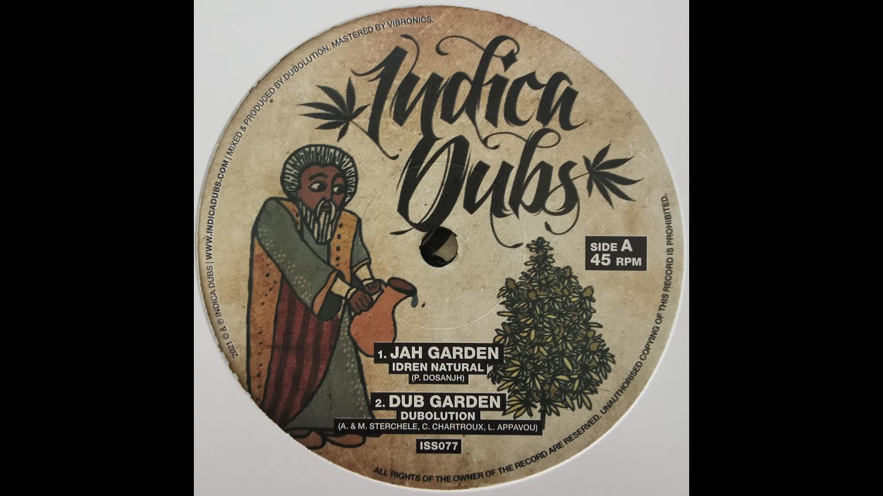 INDICA DUBS 10″ VINYL RECORD “JAH GARDEN”