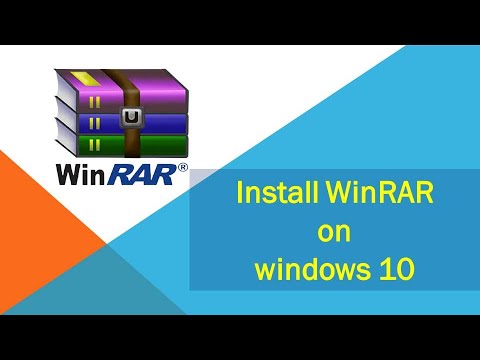 how to Install WinRAR on windows 10 || latest version Bangla - YouTube