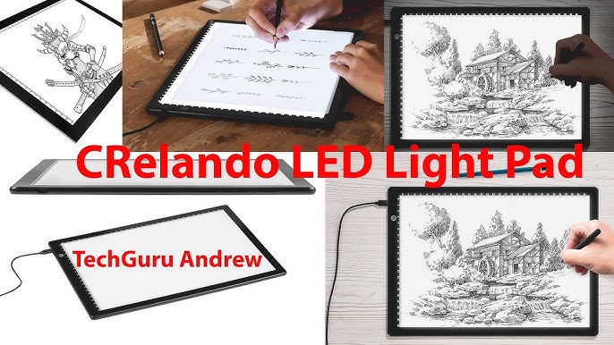 New LED lighted Copy Board light Pad Drawing Tablet Tracing Pad