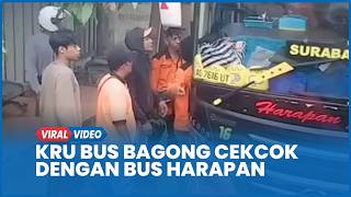 Again, Bagong Bus Crew Argues with Harapan Jaya Bus, Sparks Jeers from Locals