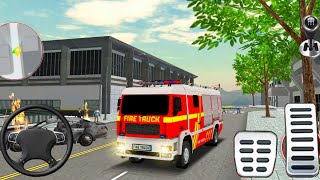 Fire Truck City Rescue Simulator - Emergency 911 Ambulance Driving 3D - Android Gameplay screenshot 4