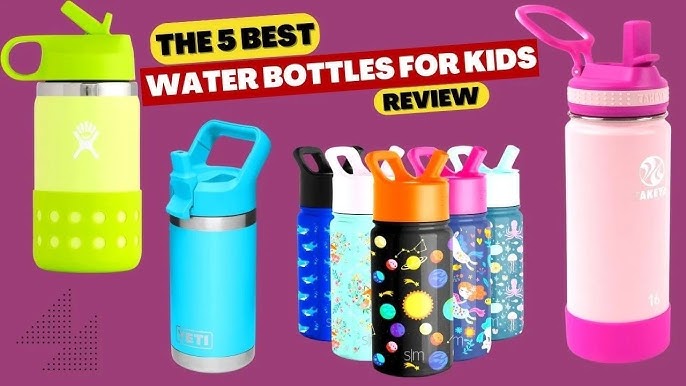 Wildkin Kids 14 oz Stainless Steel Insulated Water Bottle for Boys & Girls (Under Construction)