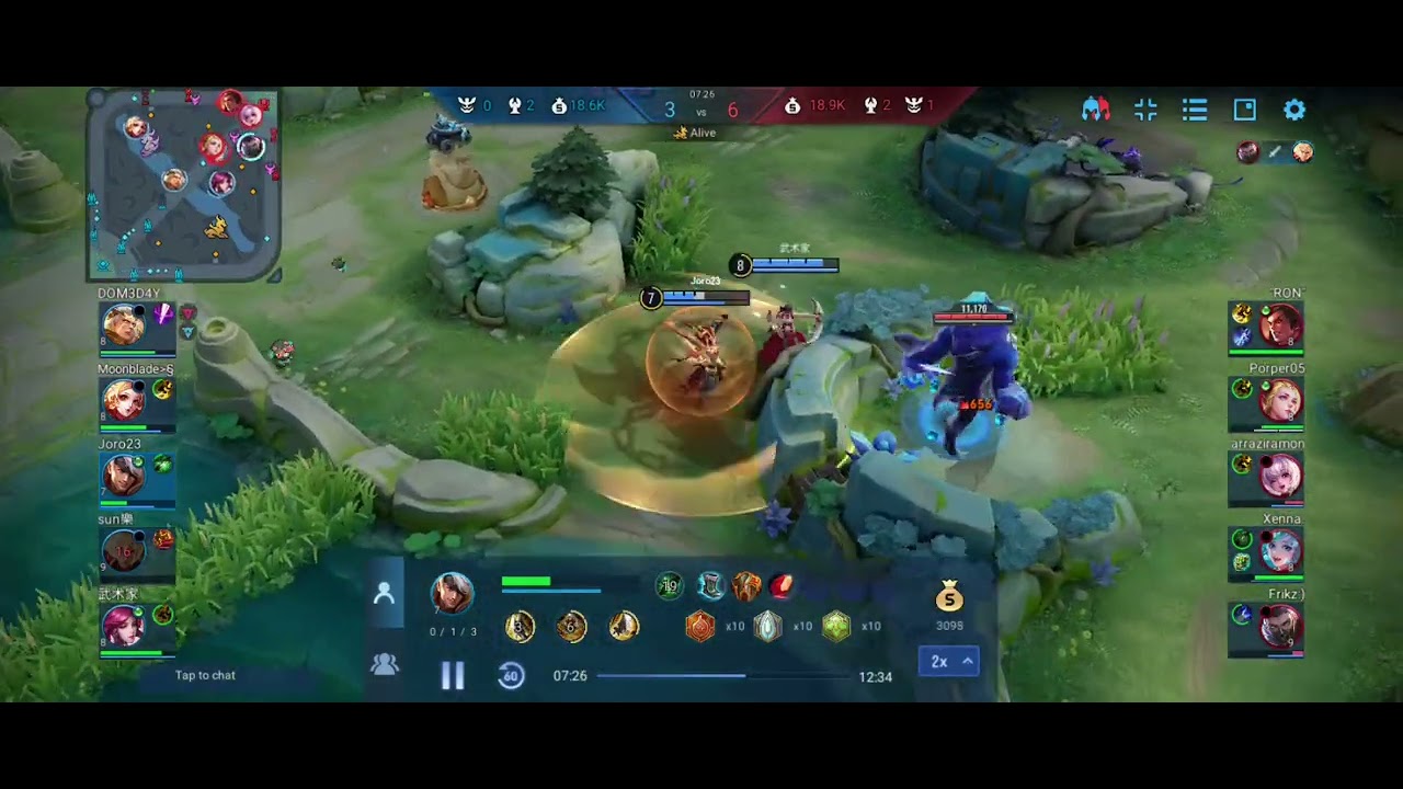 Jungler namin si houyi kaya napilitan ako mag dun kung di sya magjungler ako 