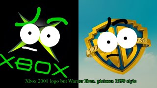 Xbox 2001 Logo But Warner Bros Pictures Logo 1999 Style