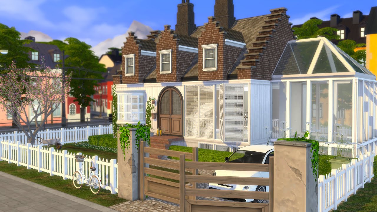 COZY CELLAR COTTAGE  | The Sims 4 CC Speed Build