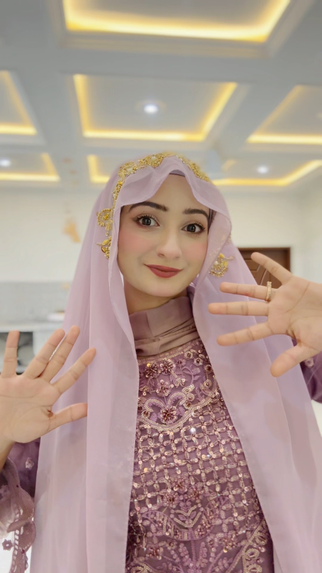 pakistani wedding hijab styles