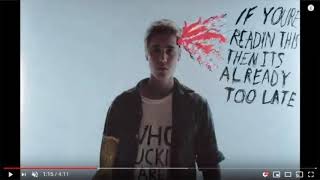 Justin Bieber hidden messages in “where are you now” video Resimi