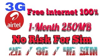 Airtel Free 3G Internet Trick [ 1 Month 250MB ] screenshot 4