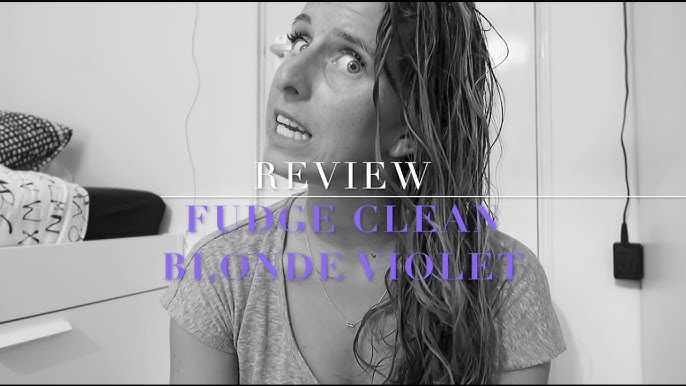 FUDGE PROFESSIONAL - EVERYDAY CLEAN BLONDE DAMAGE REWIND. Violet Toning  Conditioner Review - YouTube