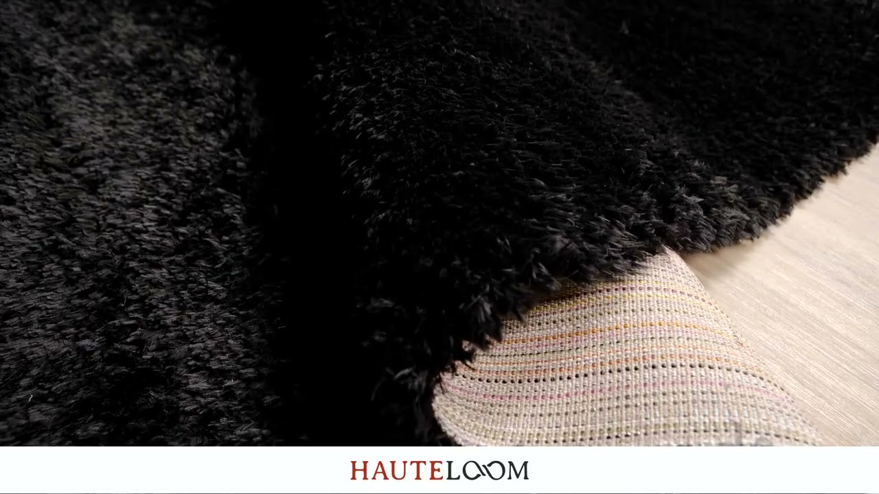 Siari Black Shag Rug