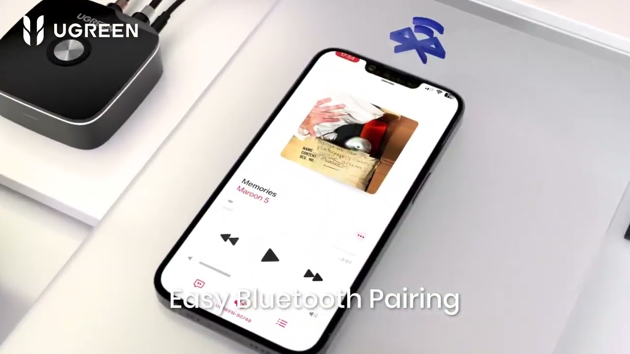 Адаптер Ugreen Bluetooth 5.3 Приймач Hi-Res 3.5мм minijack AUX + 2RCA - micro USB Аудіо AAC, SBC Сте