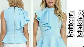 Beautiful collar design pattern making tutorial