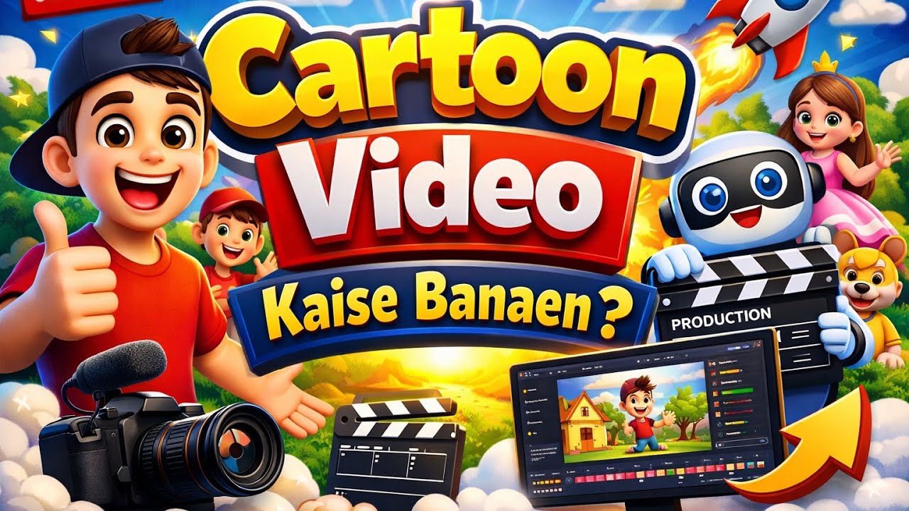 How to Create Viral 3D Cartoon Videos 2026 |cartoon video kaise banaye ...