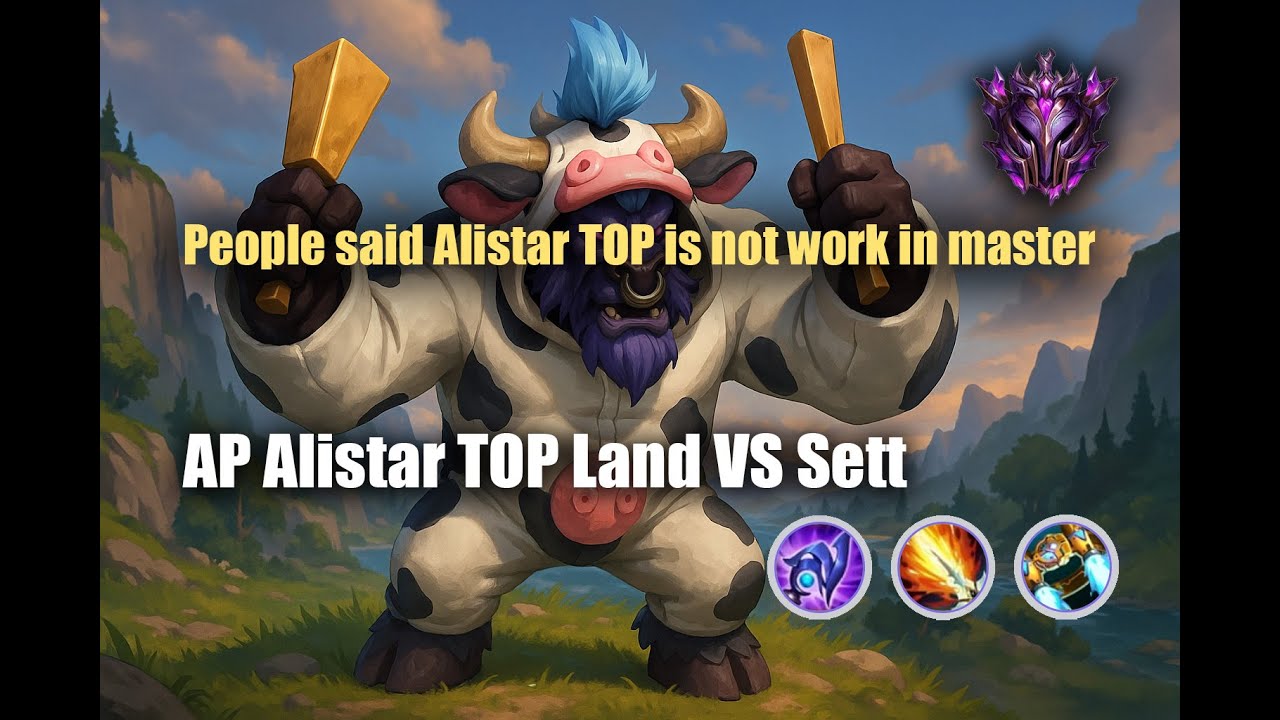 (Master) AP Alistar Top Solo Land Wildrift VS Sett