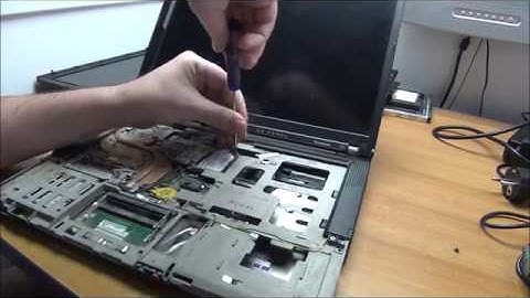 Working on a Lenovo ThinkPad T61 laptop - repair, upgrade and Windows 10