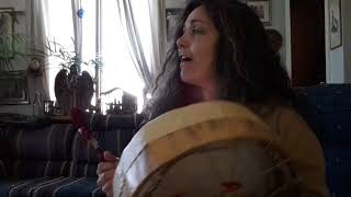 Prayers To The Water Singing And Playing My Drum Along W Donna Kay By The Water