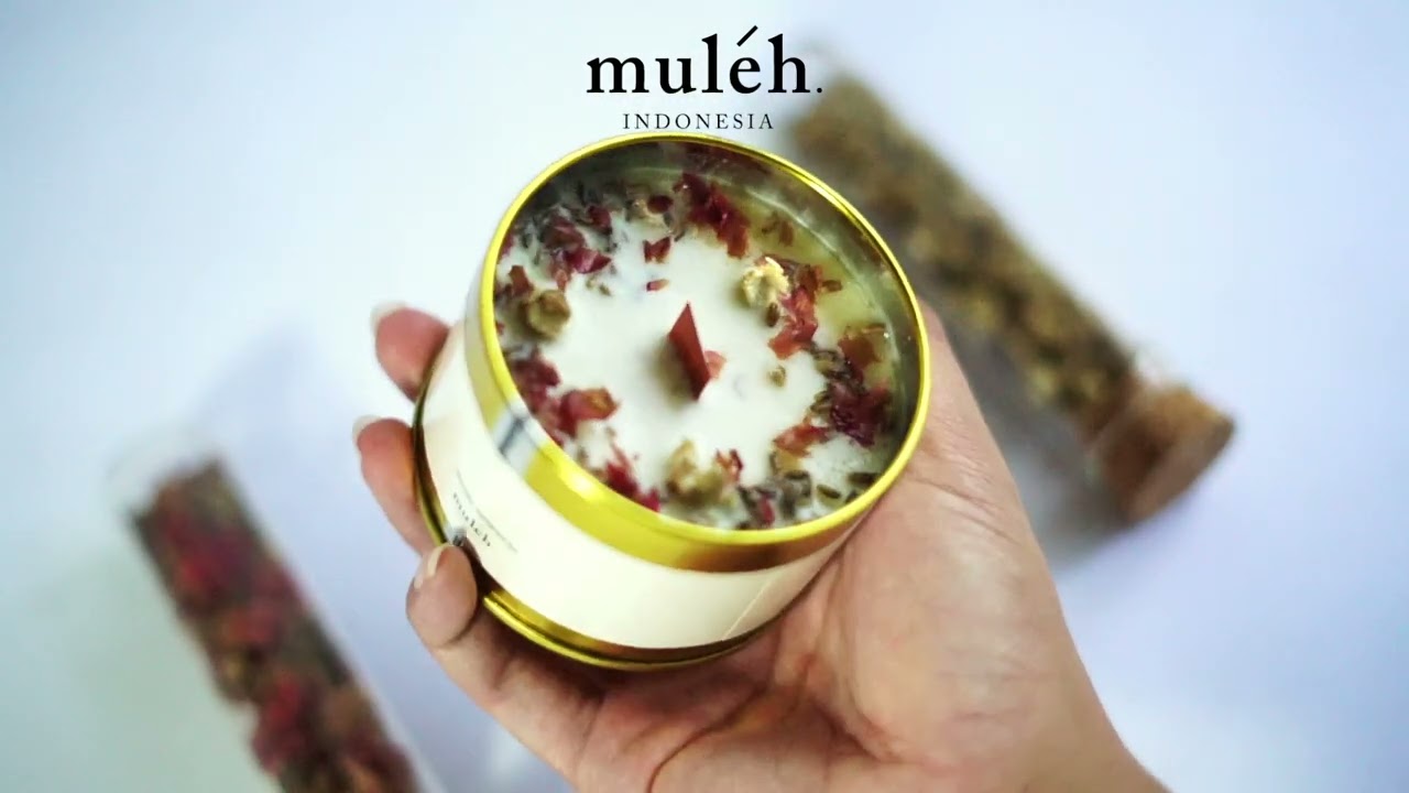 Artisan soy scented candle - Muleh Indonesia
