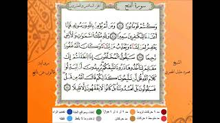 (٤٨) سورة الفتح بصوت محمود الحصري صوت وصورة بجودة عالية برواية قالون عن نافع