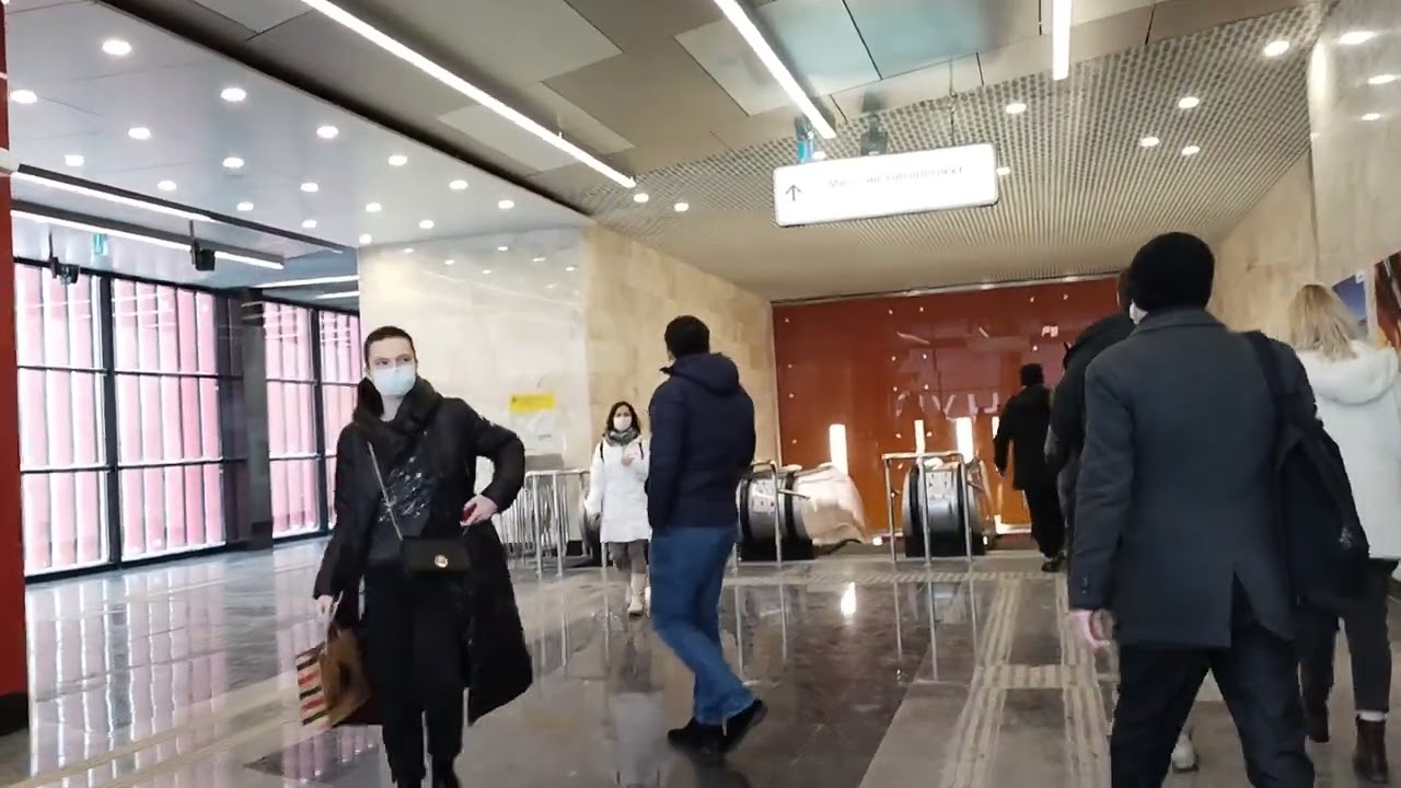 Пересадка со станции Мичуринский Проспект Солнцевской линии на БКЛ