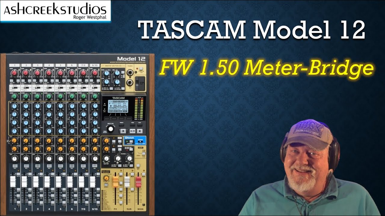 TASCAM Model 12 - Firmware 1.50 - das Meter-Bridge  Tutorial