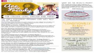 Explanation of the Early Assessment Program & CAASPP
