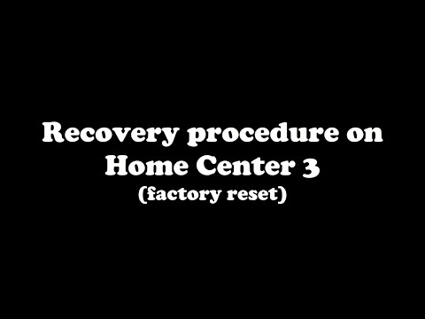 [Tutorial] Fibaro - Recovery procedure (recovery mode) on Home Center 3
