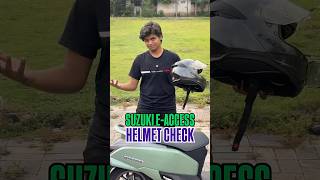 Suzuki e-Access Helmet Check #madautotech #MAT #suzuki #electric #ev #helmet