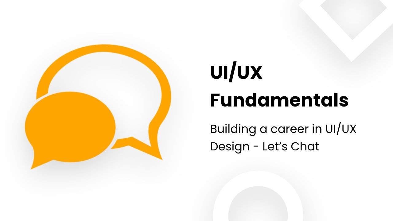UI/UX Fundamentals - Building a Creative Career - YouTube