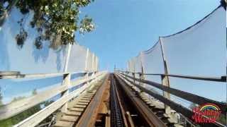 Holiday World's Legend wooden roller coaster POV (in HD)