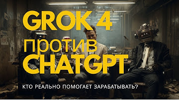 GROK 4 против ChatGPT, кто реально помогает зарабатывать?