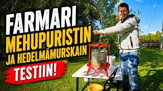 Omenamehua omasta puutarhasta :). How to Make Fresh Apple Juice with a Juice Press (Garden Harvest).